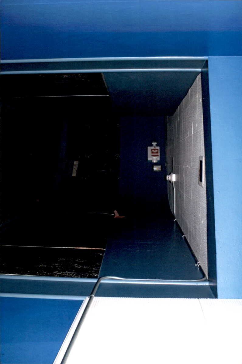 Before Presidio theater entrance 